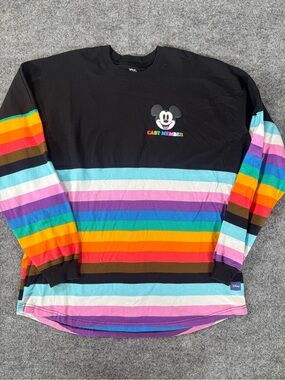 DISNEY Pride Spirit Jersey XL Cast Member Rainbow